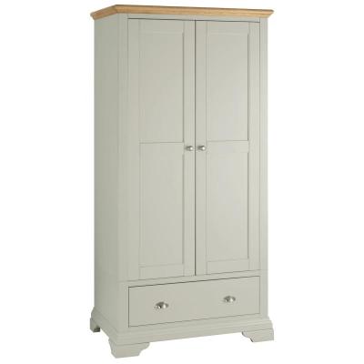Washington Soft Grey Double Wardrobe